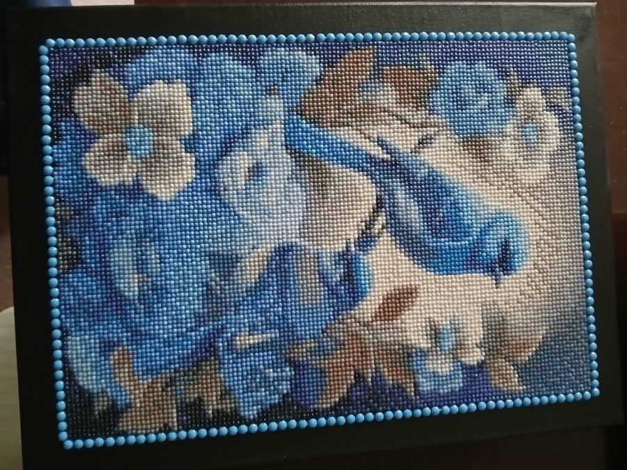 Blue Jay in the Blossoms